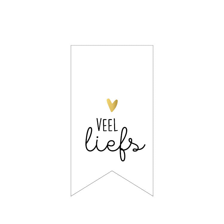 Stickers Veel liefs