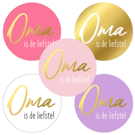 Stickers - Oma is de liefste!