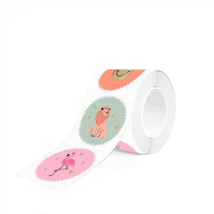 HOP Stickers - ABC Gold - Happy