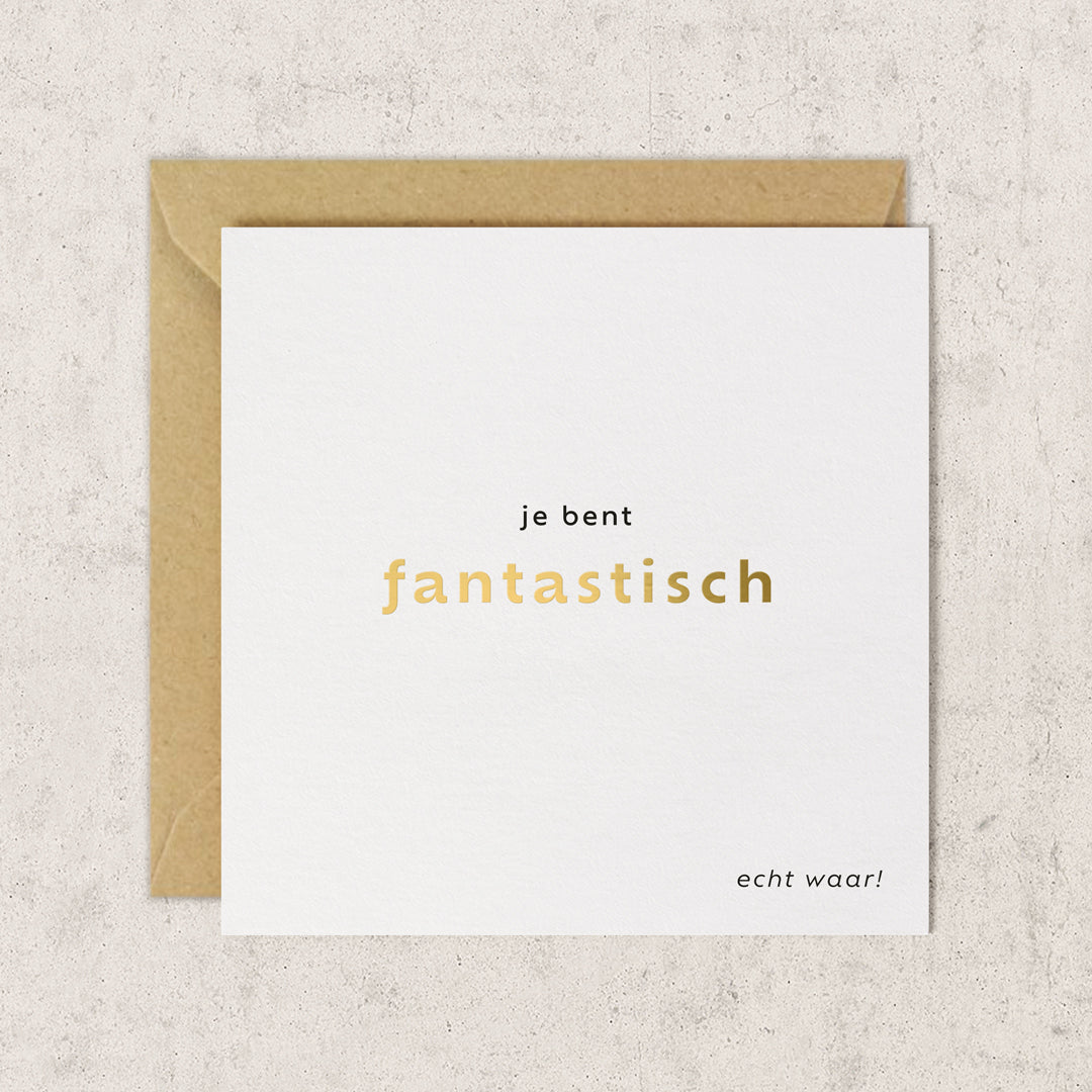 Letters & Lines - je bent fantastisch