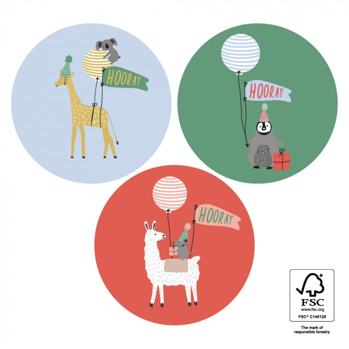 HOP Stickers Multi - Party Animals
