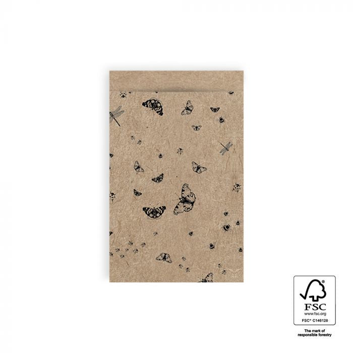 HOP Cadeauzakjes Craft - Nature - 12 x 19 cm