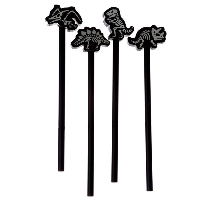 Dinosaurus Glow-in-the-dark Skelet - Gum Potlood