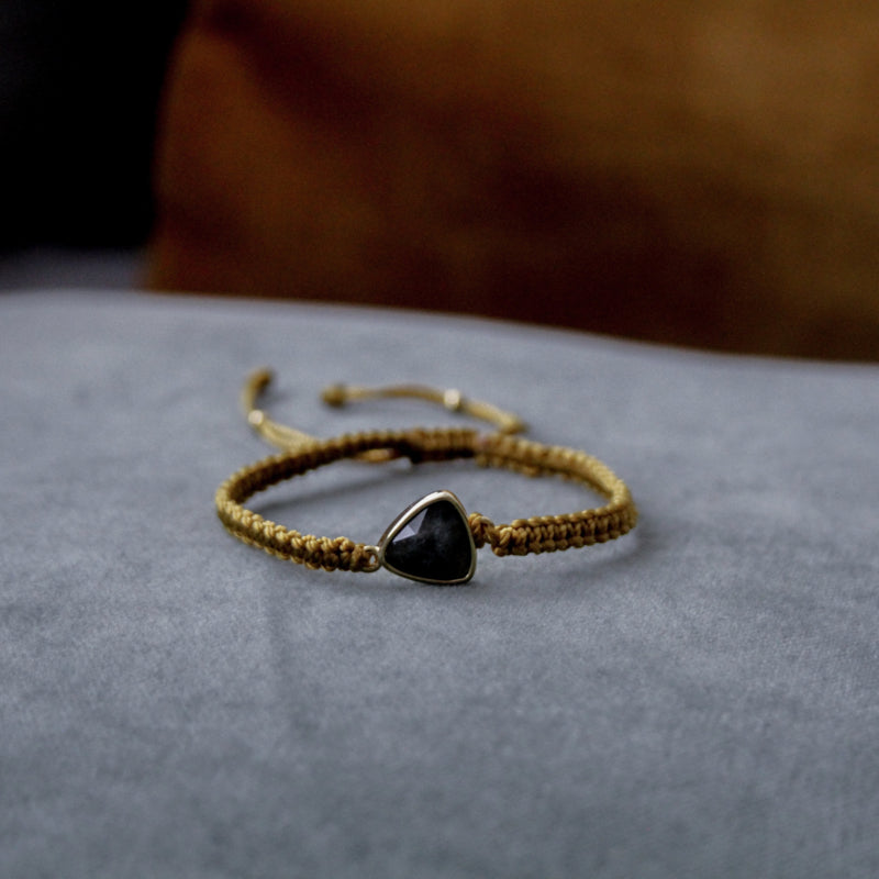 Golden hour winks armband - driehoek