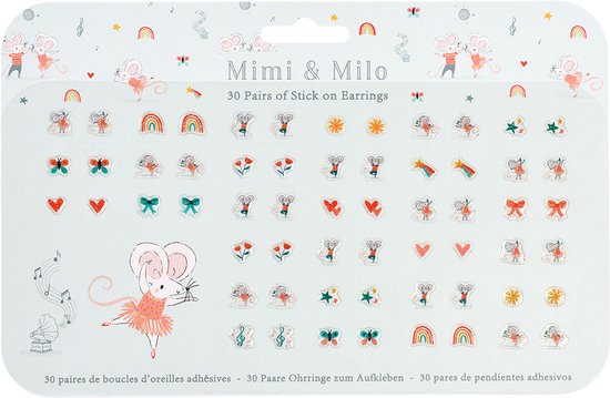 Rex London - Stick on earrings - Oorbellen - Oorbelstickers - Mimi &amp; Milo