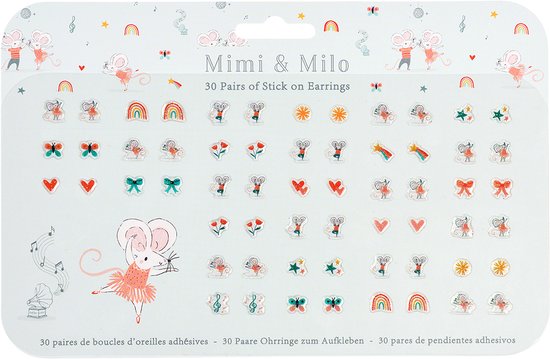 Rex London - Stick on earrings - Oorbellen - Oorbelstickers - Mimi & Milo
