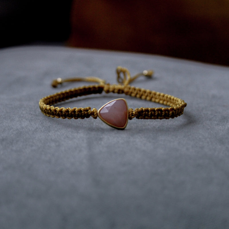 Golden hour winks armband - driehoek