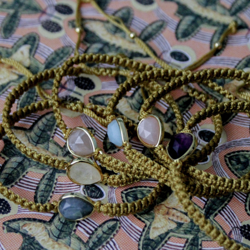 Golden hour winks armband - druppel