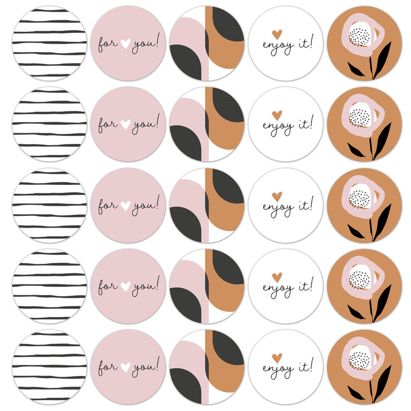 CollectivWarehouse - Arts & Crafts cadeaustickers - warm