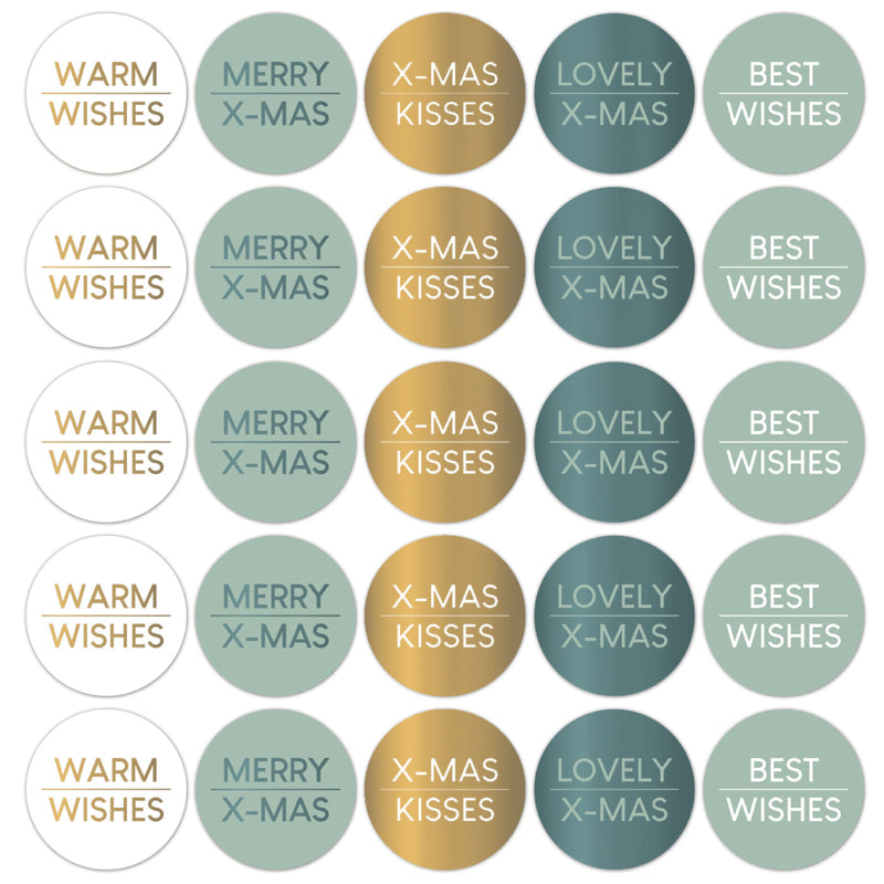 CollectivWarehouse - Kerstwensen stickers