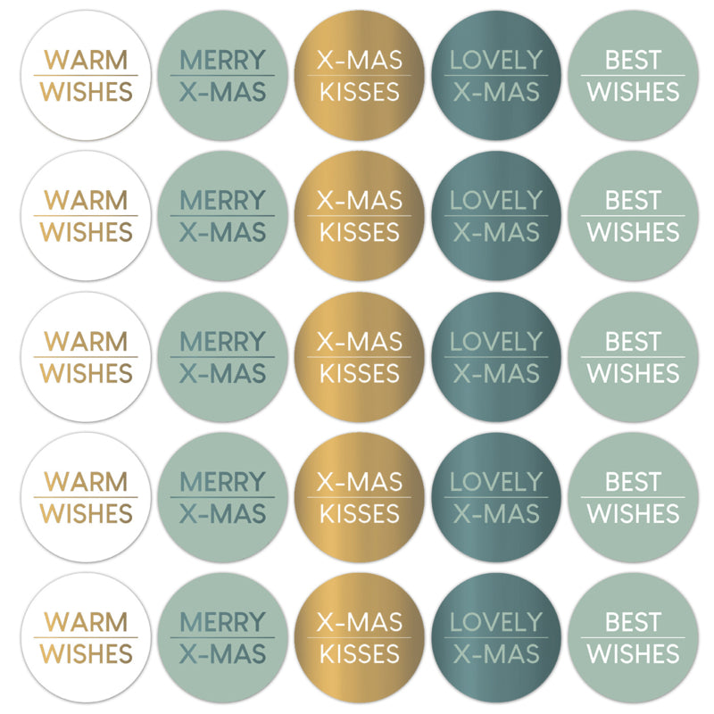 CollectivWarehouse - Kerstwensen stickers