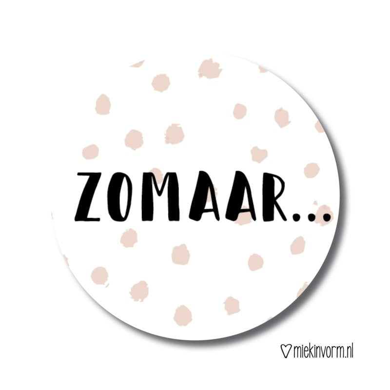 MIEKinvorm stickers - Zomaar...