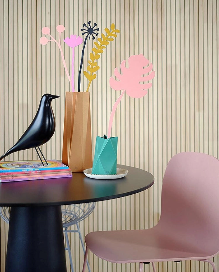 Happy Whatever - Card & Vaas in One - Large - Stardust Copper