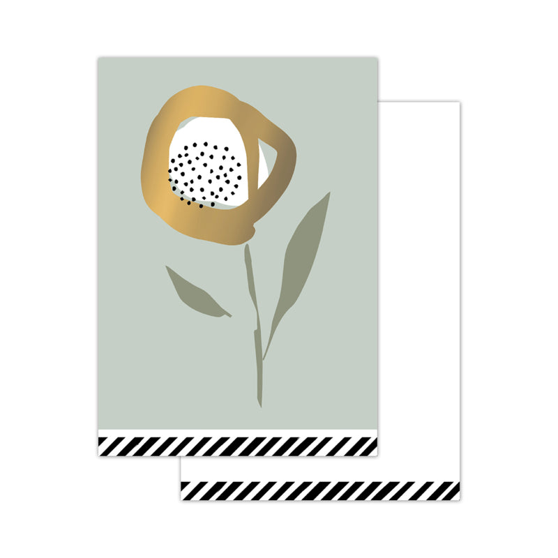 CollectivWarehouse - Minikaartje Arts & Crafts Flowers saga