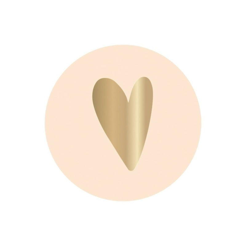 HOP Stickers - Heart Ivory