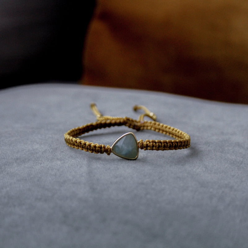 Golden hour winks armband - driehoek