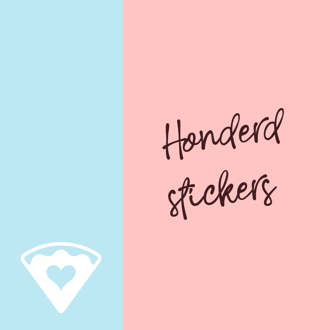 Honderd stickers