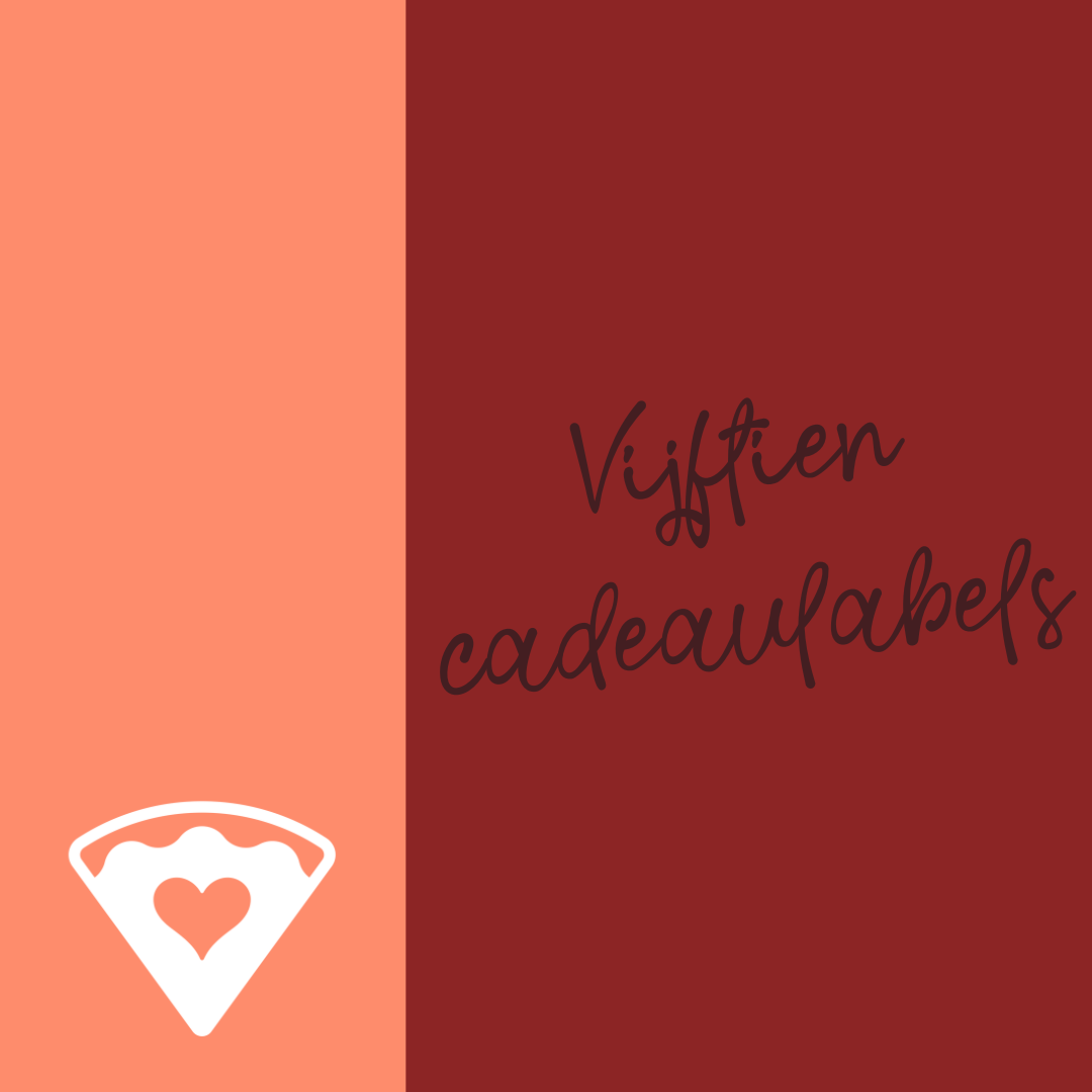 Vijftien cadeaulabels