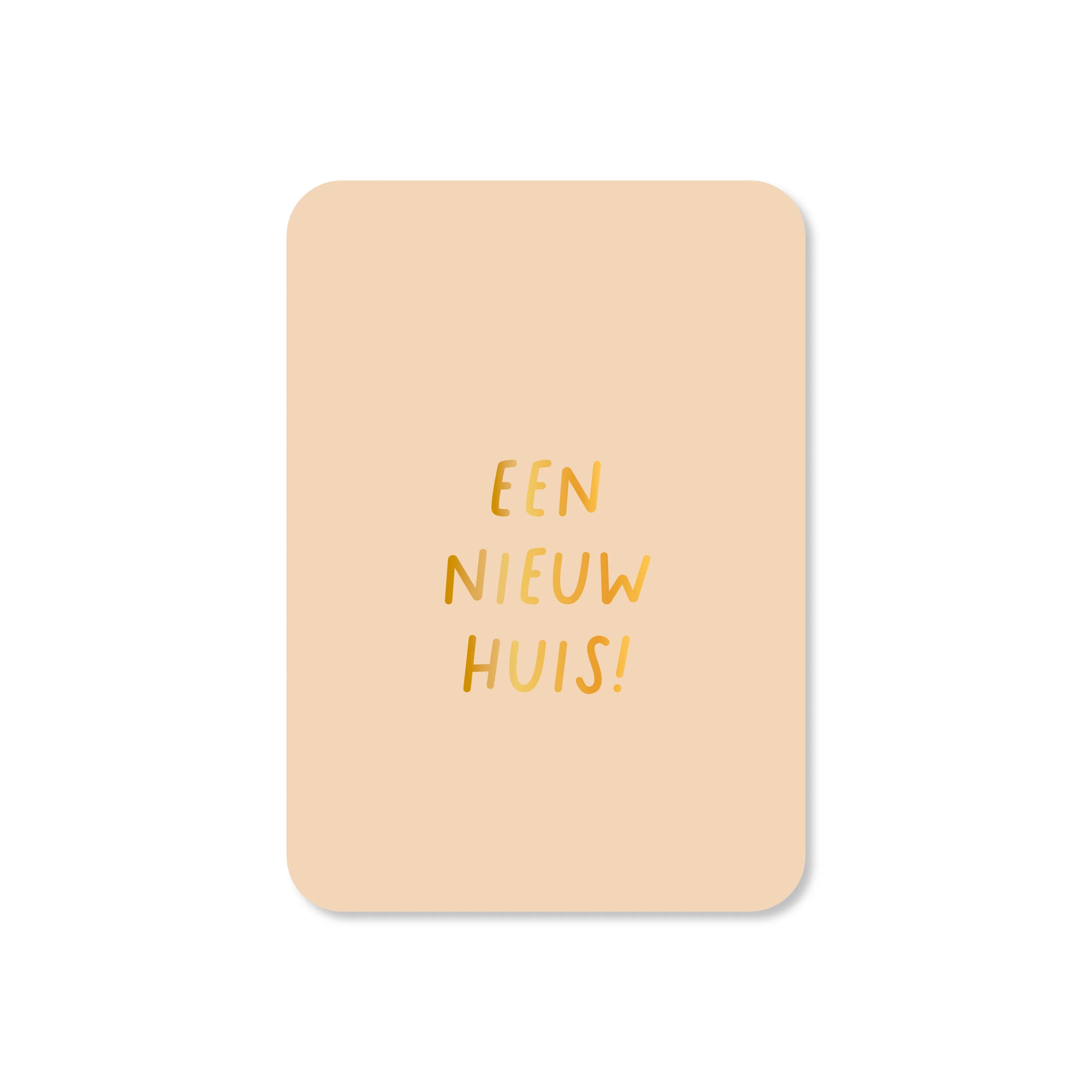 Kaartjes van Maaike - minikaartje een nieuw huis