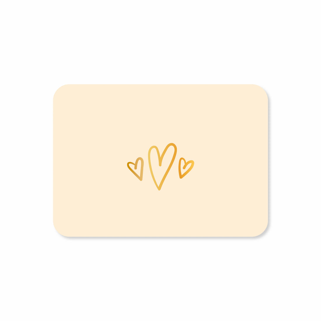 Kaartjes van Maaike - minikaartje hartjes (liggend)