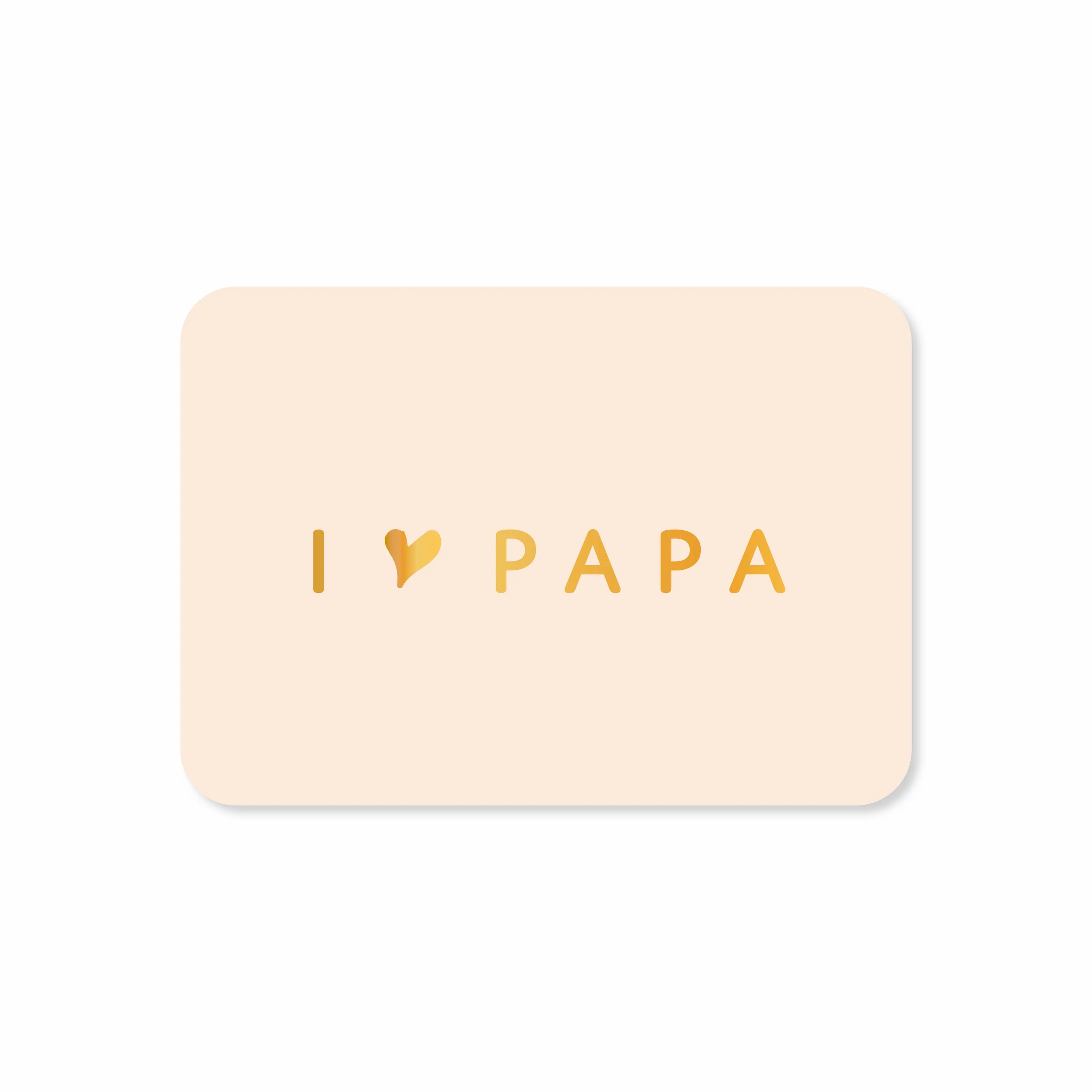 Kaartjes van Maaike - I love papa