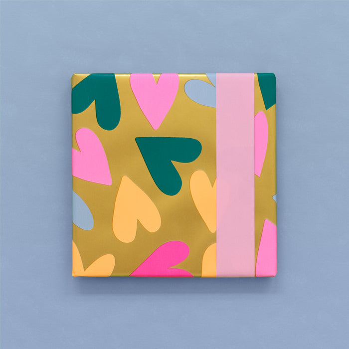 HOP - Big Hearts Gold - Blush Pink