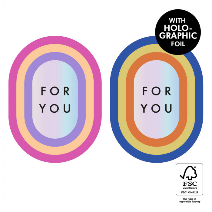 HOP Stickers Duo - For You Holographic