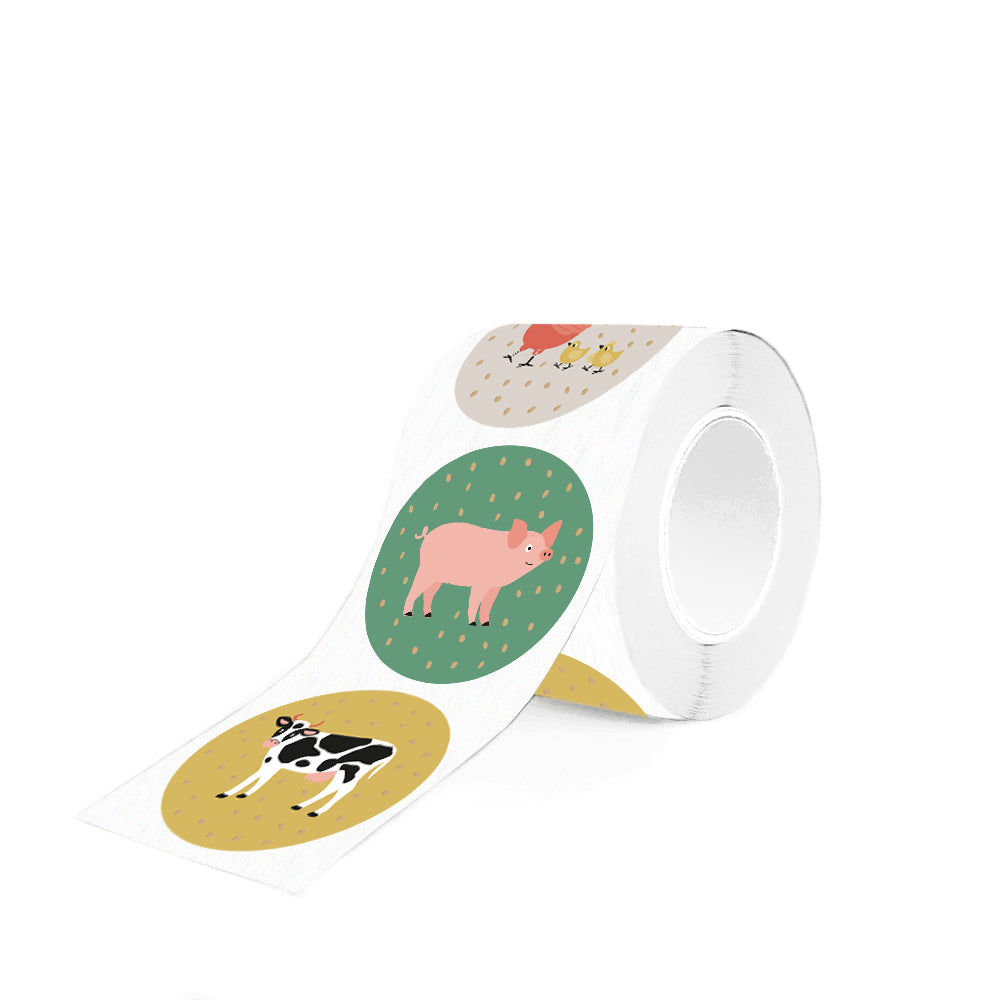 HOP Stickers Multi - Farm Animals