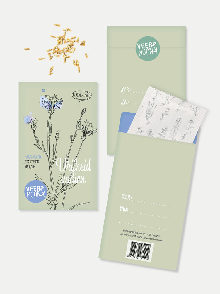 Veer & Moon - Zadenzakje Vrijheid zaaien