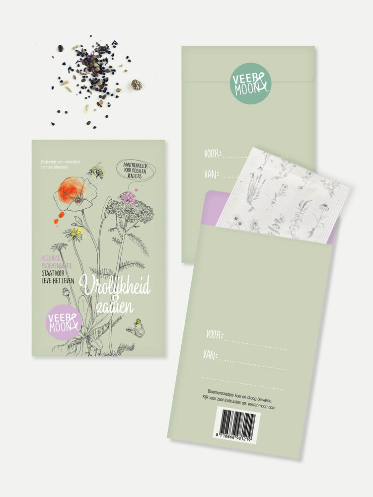 Veer & Moon - Zadenzakje Vrolijkheid zaaien