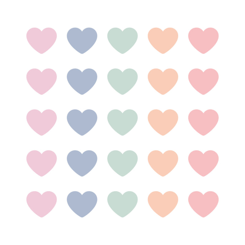 CollectivWarehouse - SOW & GROW Hearts cadeaustickers mini pastel