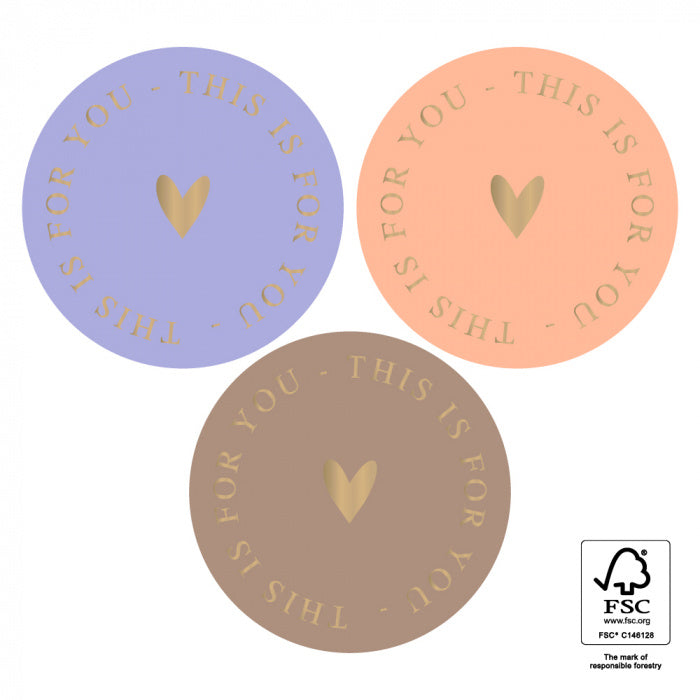 HOP Stickers Multi - This Is For You Gold - Sweet