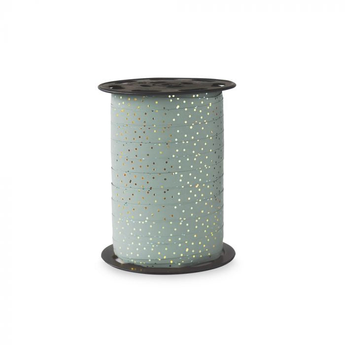 Lint - Dots - Gold Light Blue