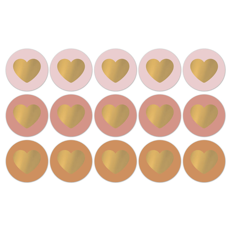 CollectivWarehouse - Lovely Hearts cadeaustickers - Fall warm