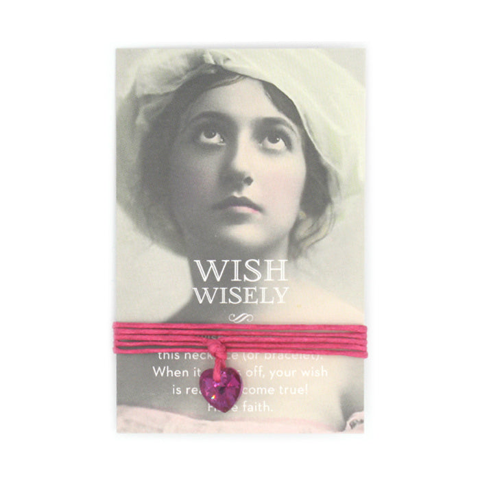 Wish wisely fucshia