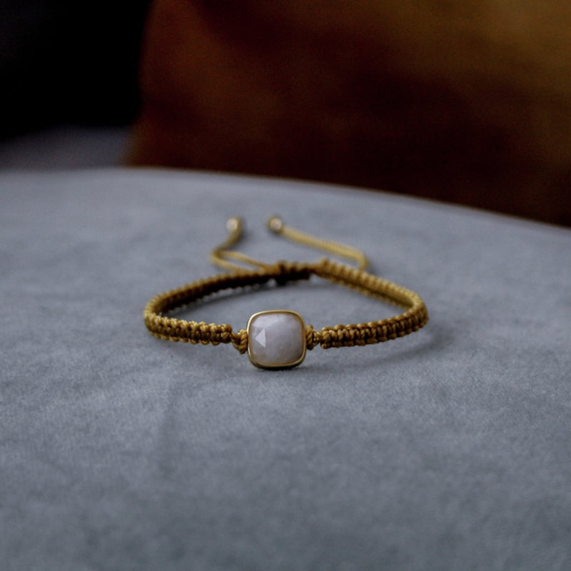 Golden hour winks armband - vierkant