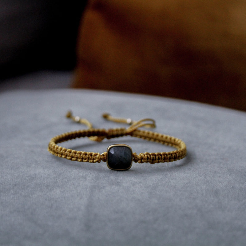 Golden hour winks armband - vierkant