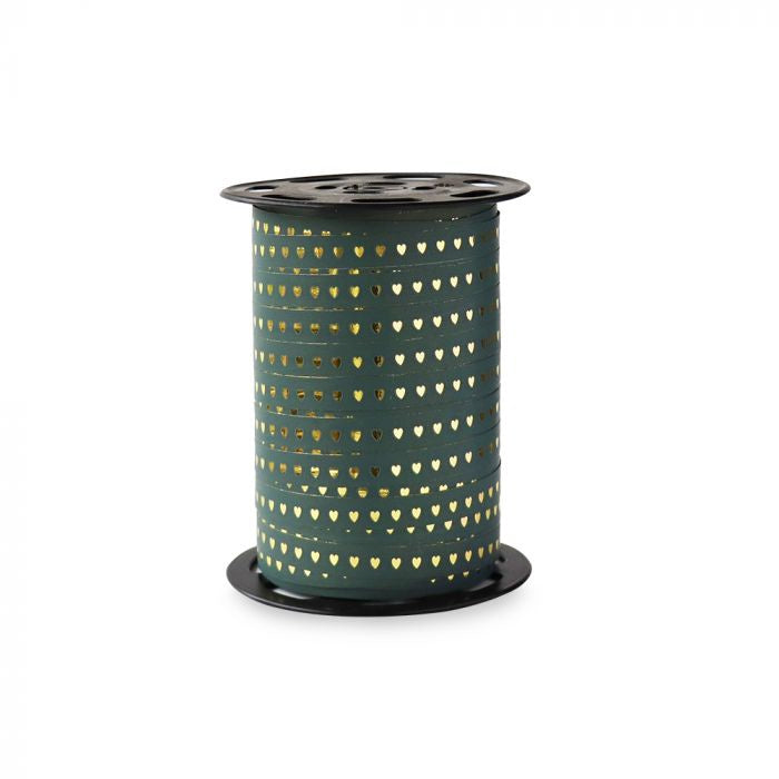 Lint - Heart - Gold Petrol