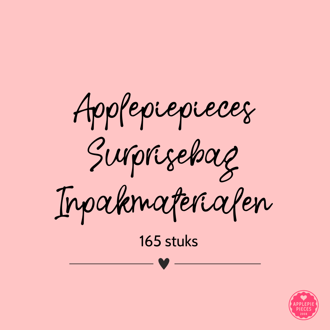 Applepiepieces Surprisebag Inpakmaterialen - 165 stuks