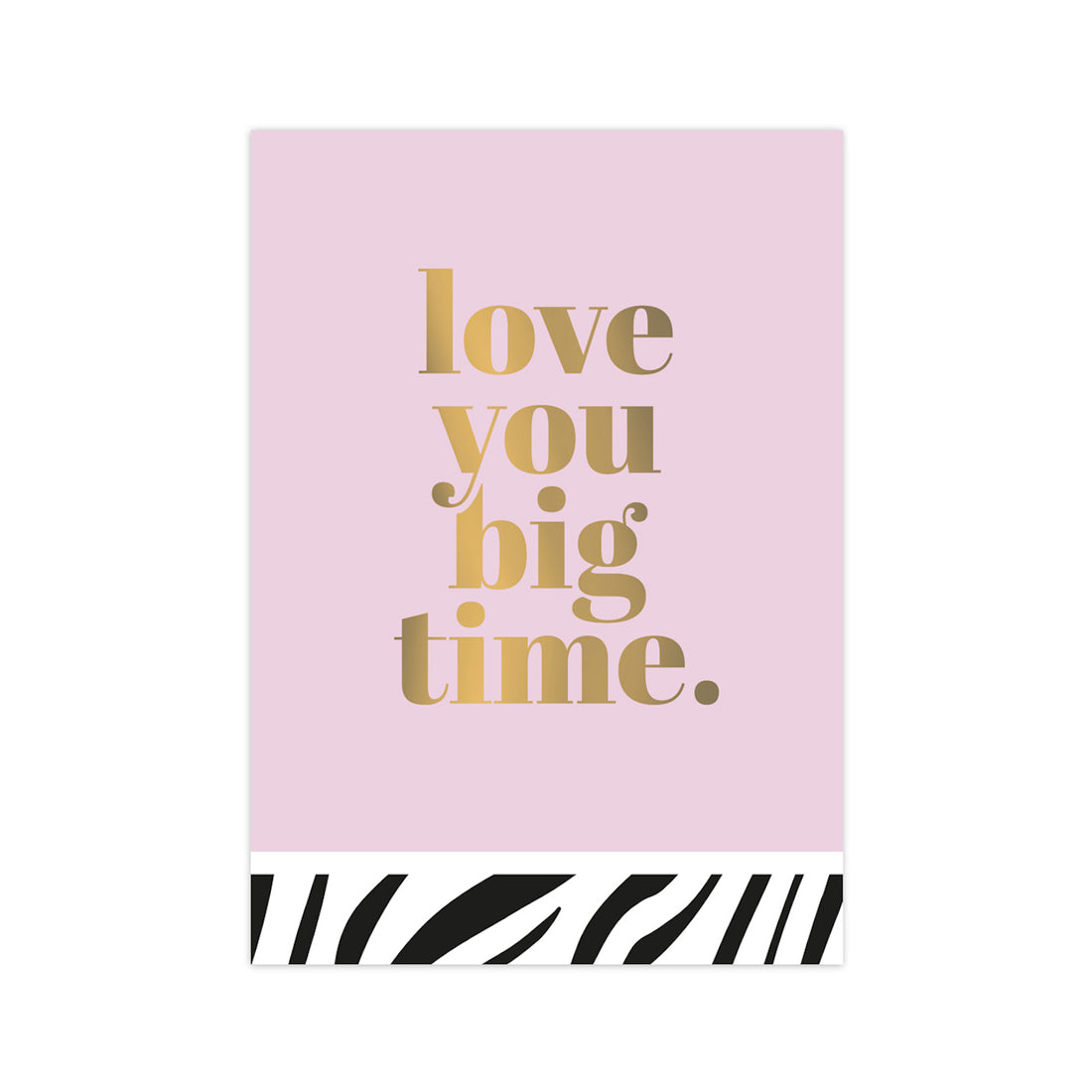 Studio Stationery - Postkaart Love you big time