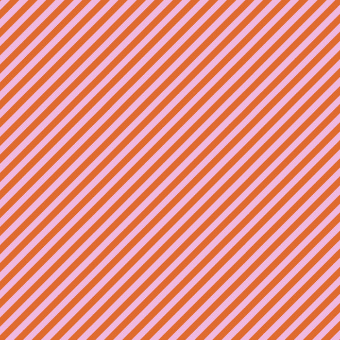 HOP - Vloeipapier op rol - Stripes - Orange/Pink