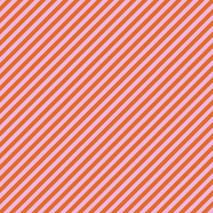 HOP - Vloeipapier op rol - Stripes - Orange/Pink