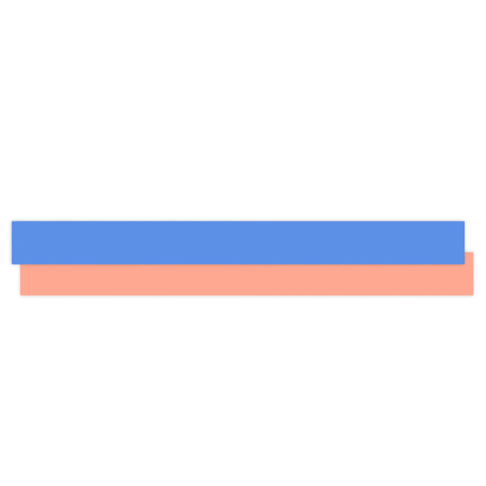 HOP - Lint - Paporlene - Uni - Indigo - Salmon