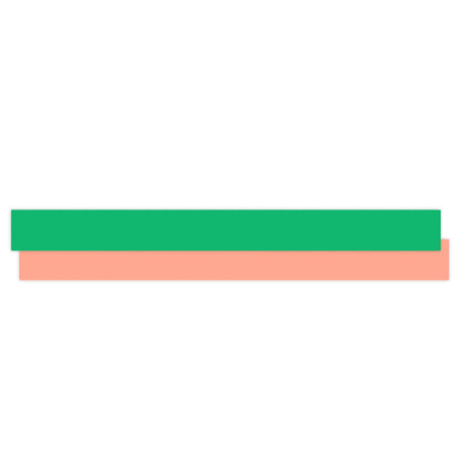 HOP - Lint - Paporlene - Uni - Grass Green - Salmon