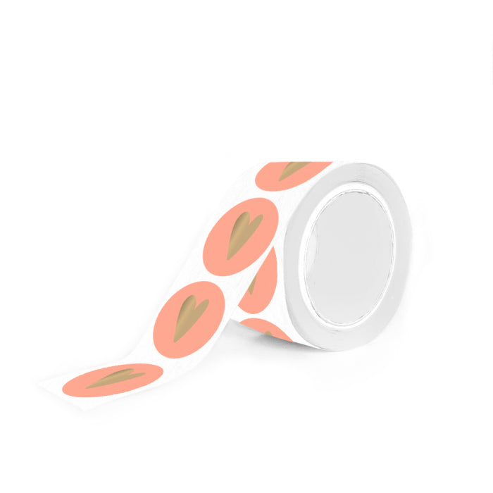 HOP - Stickers - Heart - Salmon
