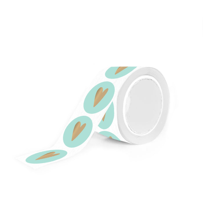 HOP - Stickers - Heart - Mint