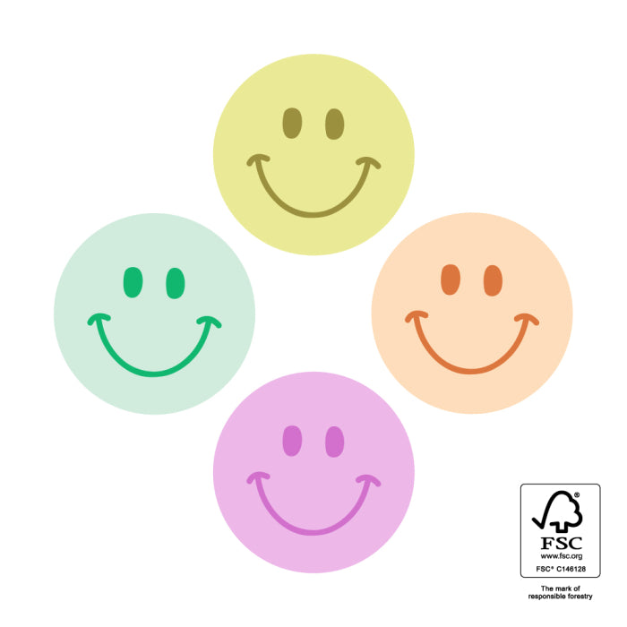 HOP - Stickers Multi - Smiley Mini Tonal