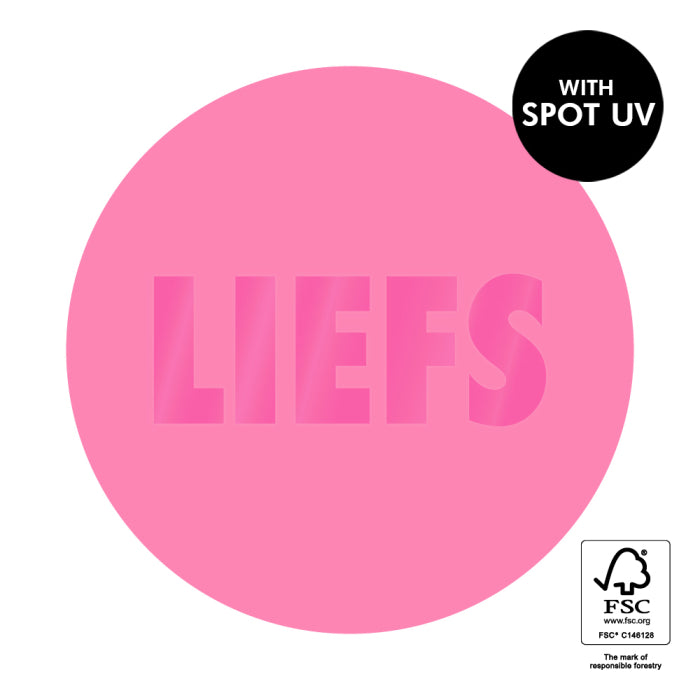 HOP - Stickers Liefs (NL) Spot UV - Flamingo