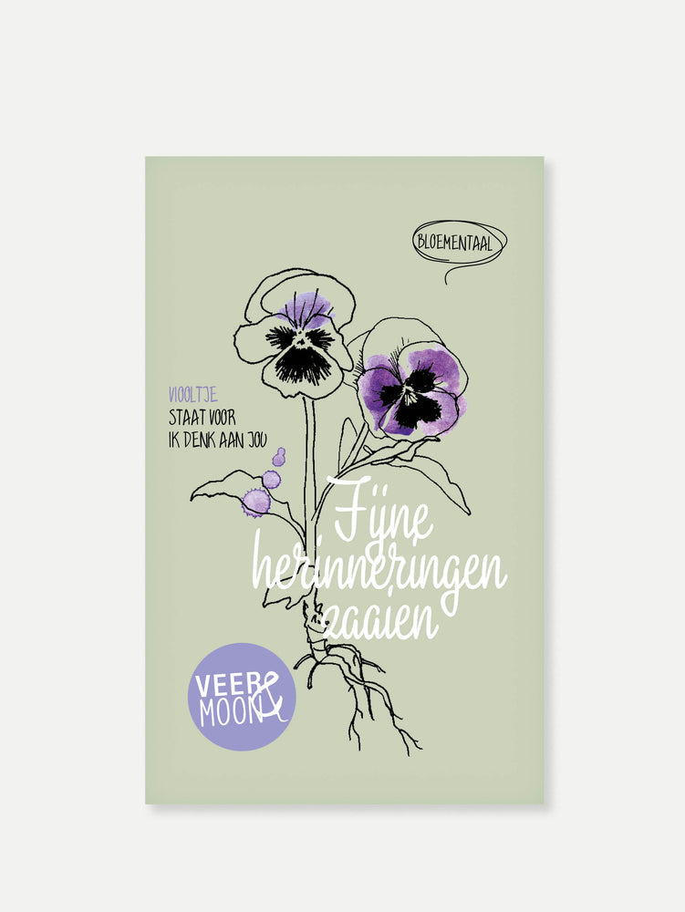 Veer & Moon - Zadenzakje Fijne herinneringen zaaien