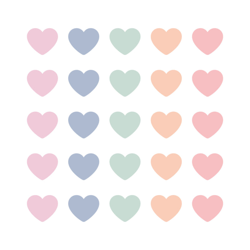 CollectivWarehouse - SOW &amp; GROW Hearts cadeaustickers mini pastel